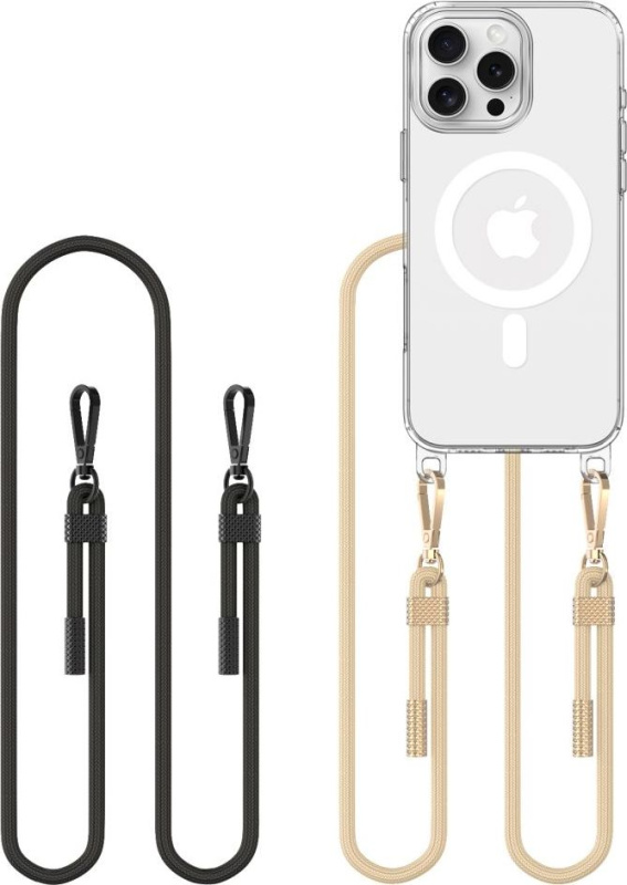 Tech-Protect Kryt se šňůrkou na iPhone 16 Pro - Tech-Protect, FlexAir Chain MagSafe