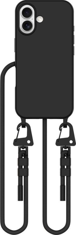 Tech-Protect Kryt se šňůrkou na iPhone 16 - Tech-Protect, Magnecklace MagSafe Black