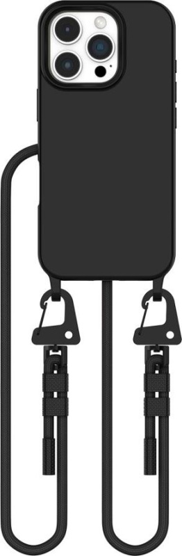 Tech-Protect Kryt se šňůrkou na iPhone 16 Pro - Tech-Protect, Magnecklace MagSafe Black