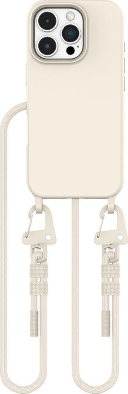 Tech-Protect Kryt se šňůrkou na iPhone 16 Pro MAX - Tech-Protect, Magnecklace MagSafe Cosmic Latte