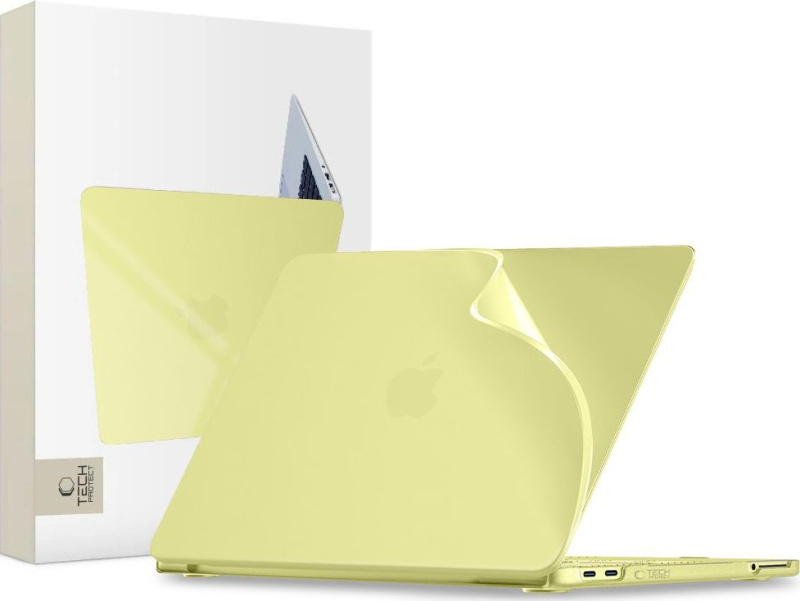 Tech-Protect Ochranný kryt na MacBook Neo 13 (2026) - Tech-Protect, SoftShell Matte Citrus