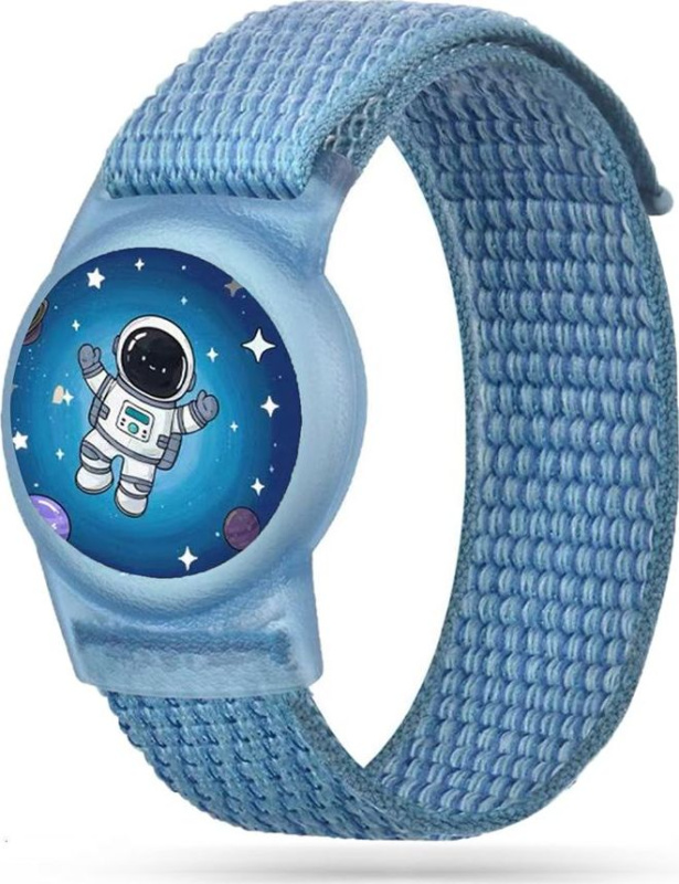 Tech-Protect Dětský řemínek s pouzdrem pro AirTag - Tech-Protect, Nylon Astronaut