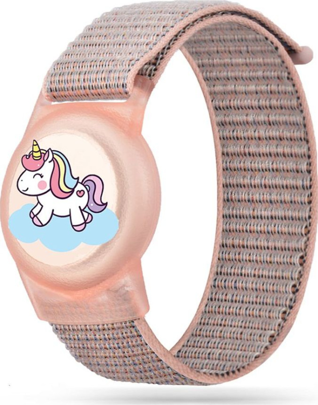 Tech-Protect Dětský řemínek s pouzdrem pro AirTag - Tech-Protect, Nylon Magic Pony