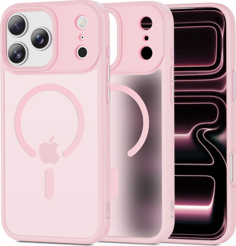 Tech-Protect Ochranný kryt na iPhone 17 Pro - Tech-Protect, Magmat MagSafe Matte Pink