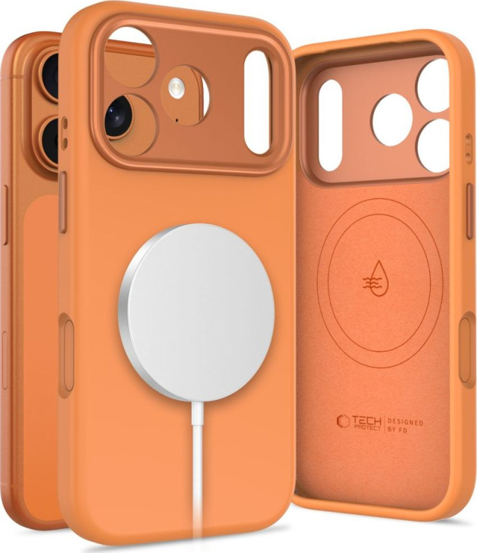 Tech-Protect Ochranný kryt na iPhone 17 Pro - Tech-Protect, Uniq MagSafe Cosmic Orange