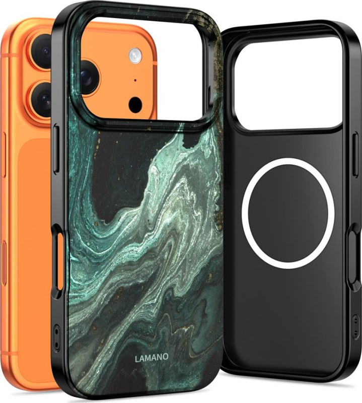 Tech-Protect Ochranný kryt na iPhone 17 Pro - Tech-Protect, Lamano MagSafe Verde Aura