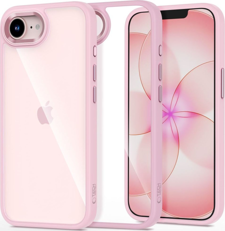 Tech-Protect Ochranný kryt na iPhone 17e / 16e - Tech-Protect, Magmat Soft Pink