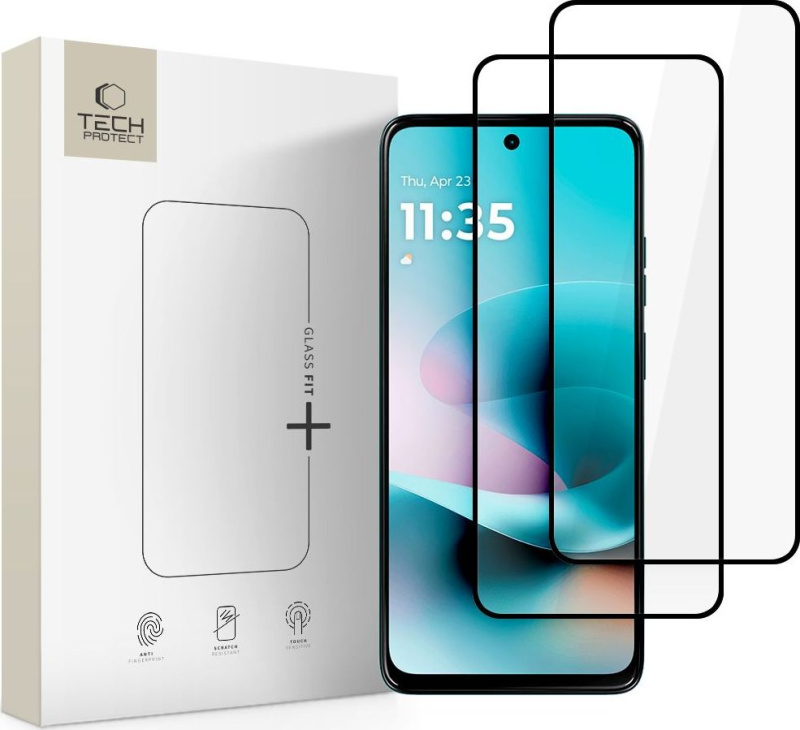 Hofi Hybridní ochranné sklo na Motorola Moto G57 / G57 POWER / G67 POWER - Tech-Protect, Glass Fit+ (2ks)