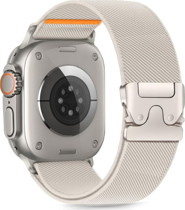 Tech-Protect Řemínek pro Apple Watch 44mm / 45mm / 46mm / 49mm - Tech-Protect, Nylon Clasp Titanium