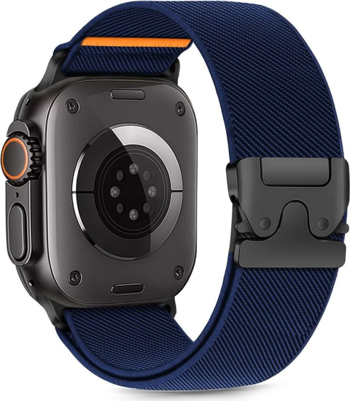 Tech-Protect Řemínek pro Apple Watch 44mm / 45mm / 46mm / 49mm - Tech-Protect, Nylon Clasp Navy