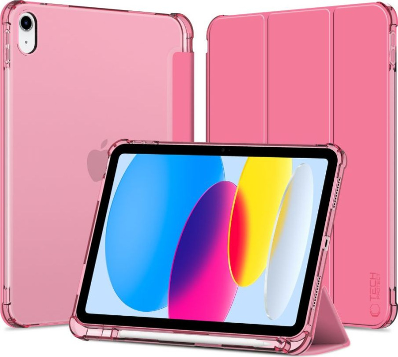 Tech-Protect Pouzdro na iPad 11 (2025) / iPad 10.9 (2022) - Tech-Protect, SmartCase Hybrid Magenta