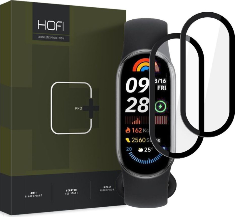 Hofi Hybridní ochranné sklo na Xiaomi Smart Band 9 - Hofi, Glass Pro+ (2ks)