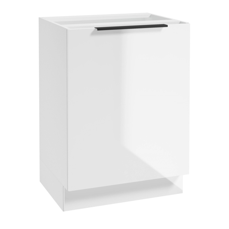 Deftrans Spodní kuchyňská skříňka Belluno 1D1Z, bílá, 60 x 84 x 49 cm