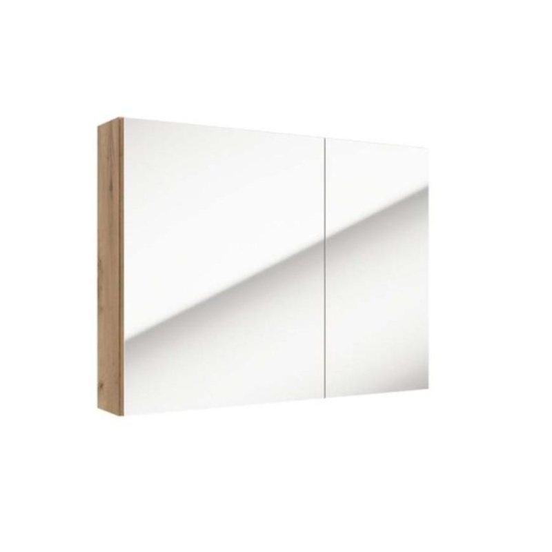 Skříňka se zrcadlem Salsa 80 zlatý dub