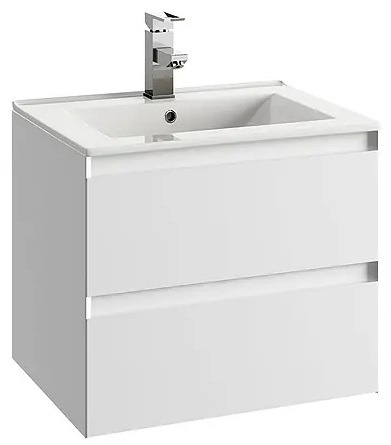 German Skříňka pod umyvadlo Space / 60 x 46 x 50 cm / bílá Varianta: ivi1