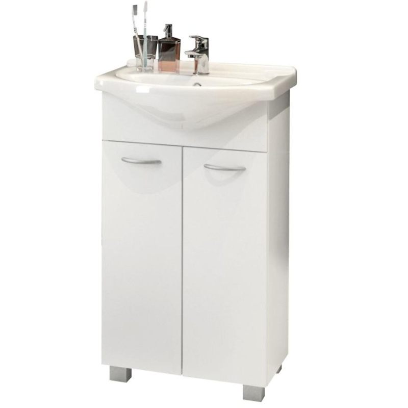 Skříňka s umyvadlem Pik 45 bílý