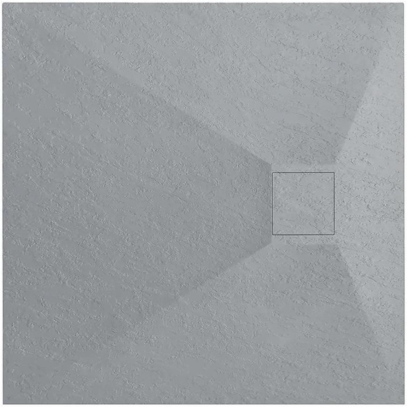 Sprchová vanička čtvercová Magnum Grey 90x90x2,5 Rea K4106