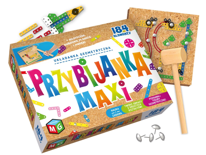 Multigra kreativní korková přibíječka MAXI s kladívkem