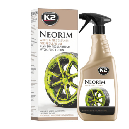 K2 GOLD NEORIM 700ml - čistič disků a pneumatik  šetrný k povrchům disků kol, amG177