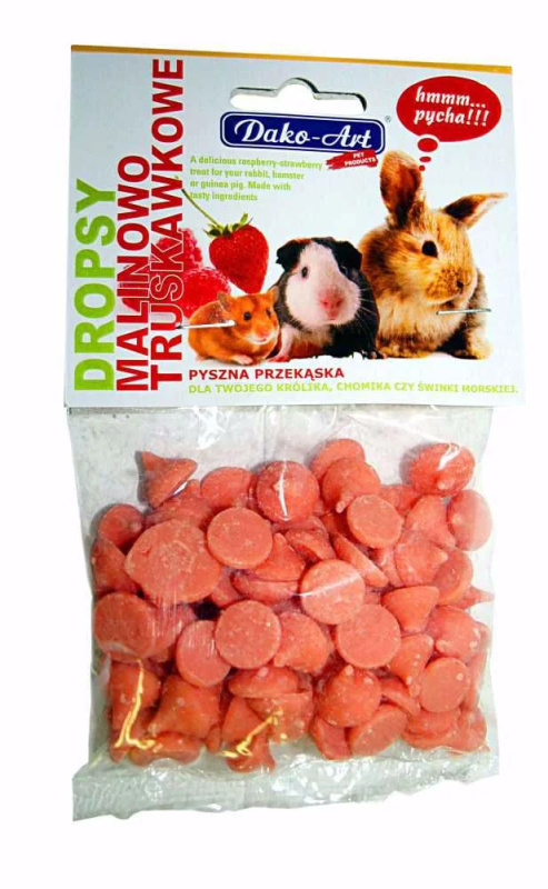 Pochoutka malinovo-jahodová hlodavec Dako 75 g