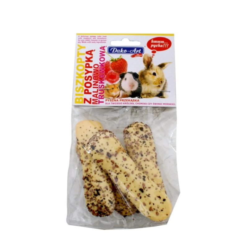 Dako piškost s malinami a borůvkami 50 g