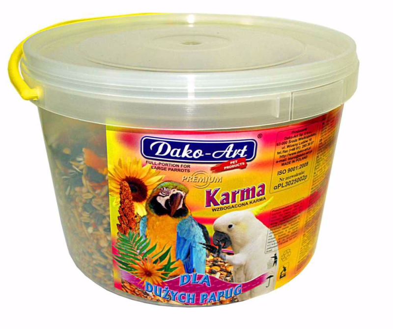Krmná směs Dako velký papoušek 3 l