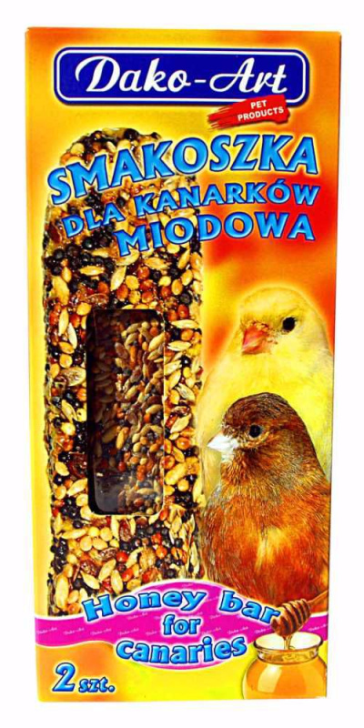 Tyčinka s medem kanár Dako (2 ks)
