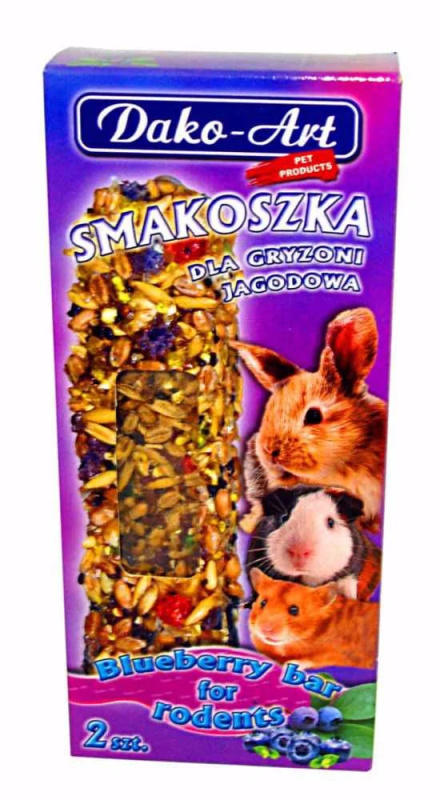 Tyčinka s borůvkami hlodavec Dako (2 ks)