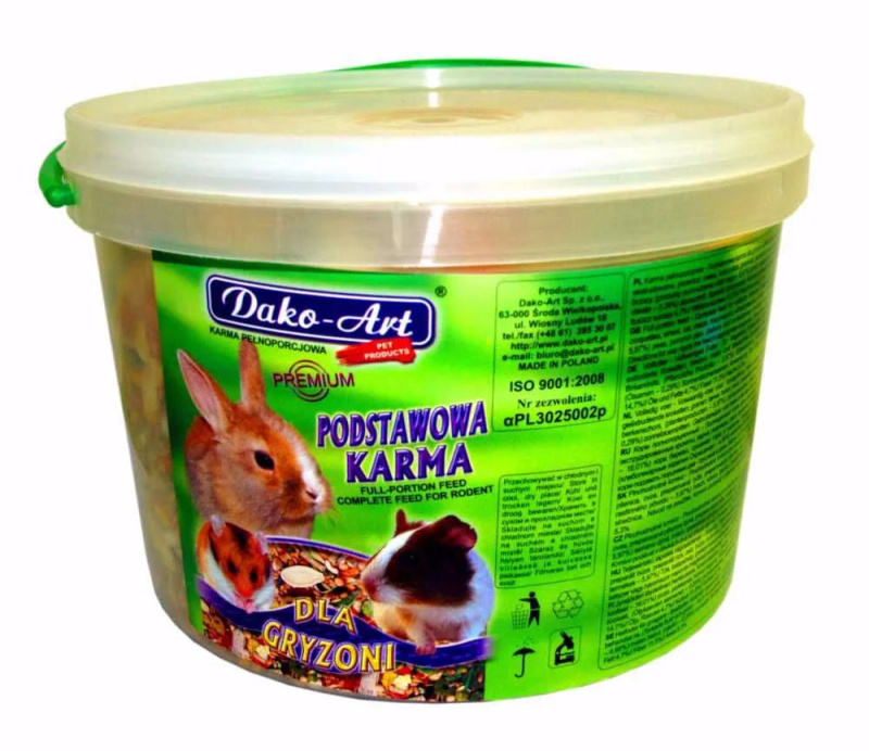 Krmná směs Dako hlodavec 3 l