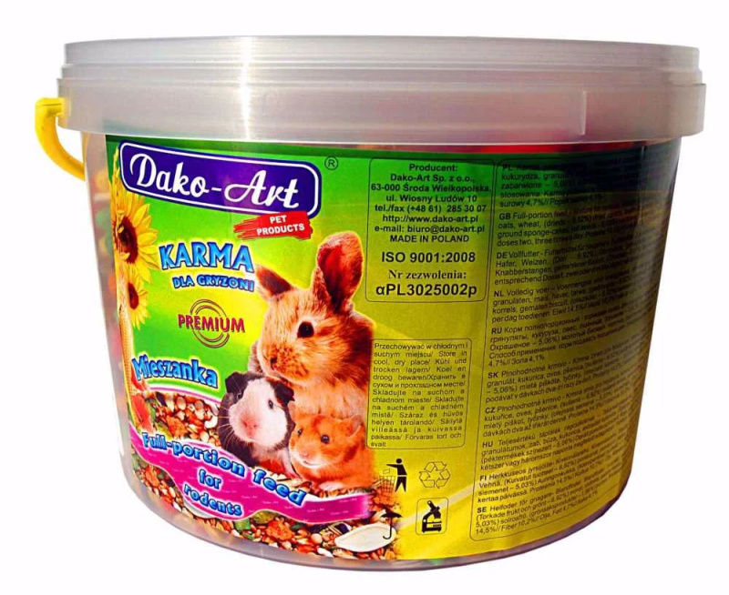 Krmná směs Dako hlodavec 5 l