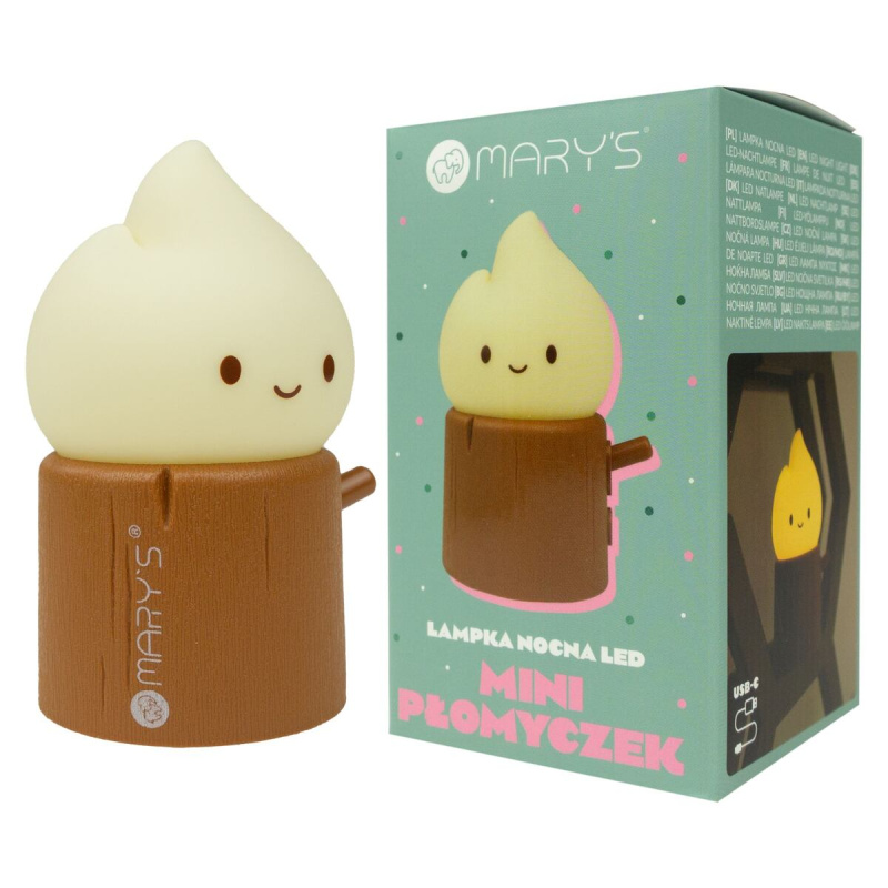 Mary's LED noční lampička - mini plamínek