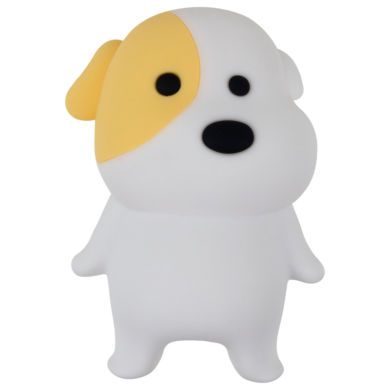 Mary's LED silikonová noční lampička RGB se zvukem - odpočívající pejsek