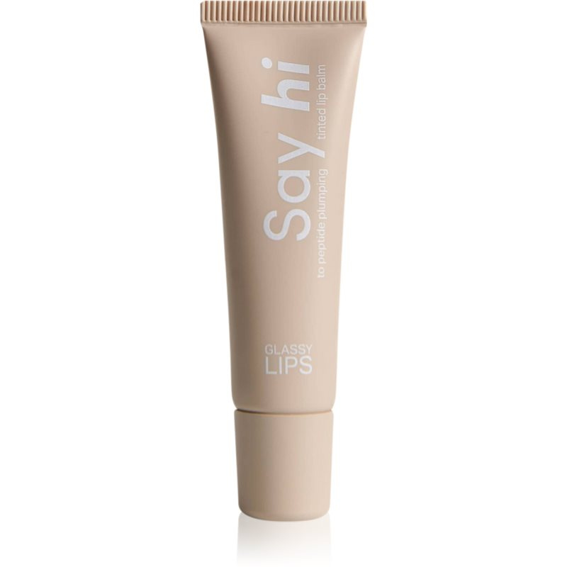 Say Hi Glassy Lips tónovací balzám na rty s peptidy odstín Coral 10 ml