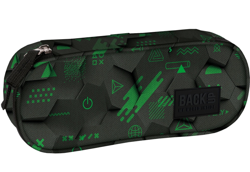 Školní penál etue BackUP gaming geometrie - 1 kus