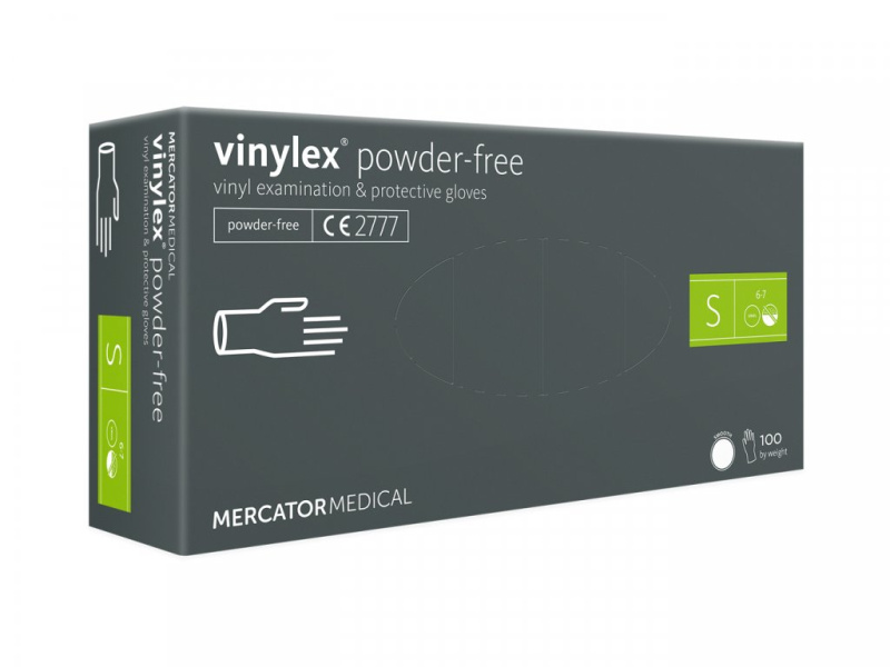 Mercator Medical Vinylové rukavice Mercator VINYLEX, nepudr., 100ks Velikost: XS