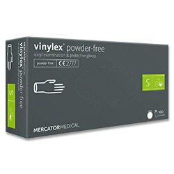 Mercator Medical Vinylové rukavice Mercator VINYLEX, nepudr., 100ks Velikost: S