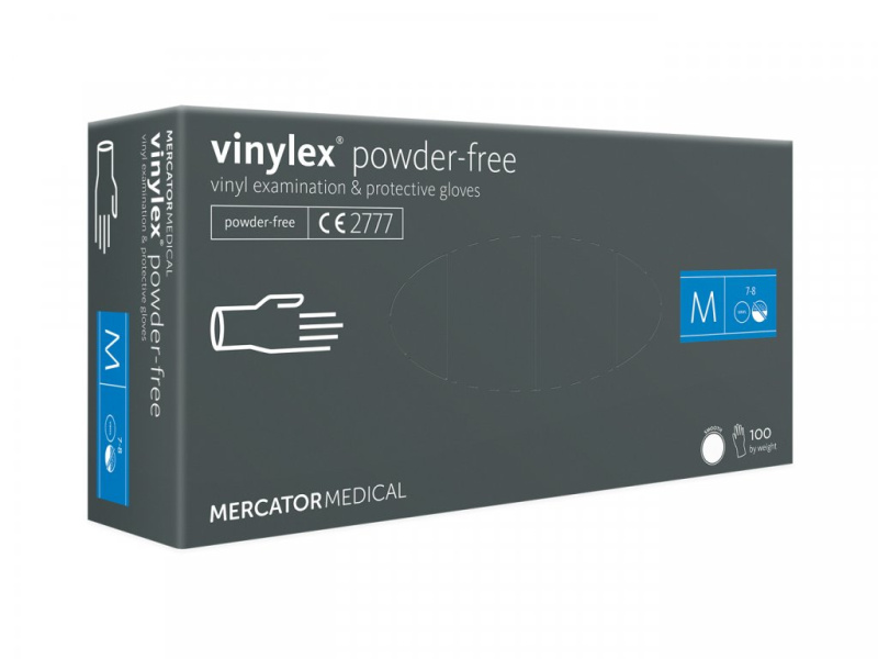 Mercator Medical Vinylové rukavice Mercator VINYLEX, nepudr., 100ks Velikost: M