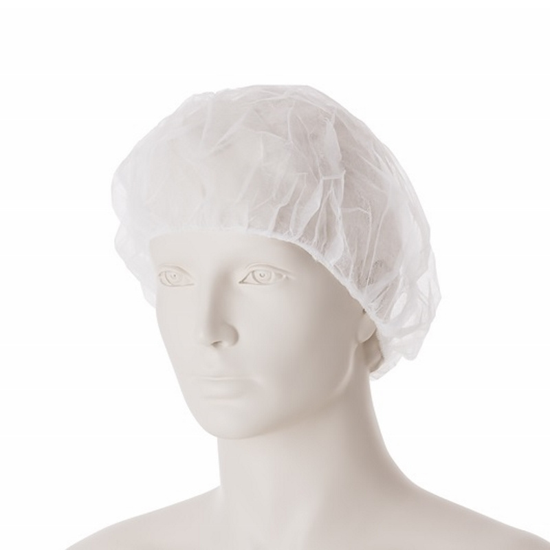 Mercator Medical W-OPERO čepice Baret z netkané textilie (modrá, bílá/zelená), 100ks Barva: Zelená