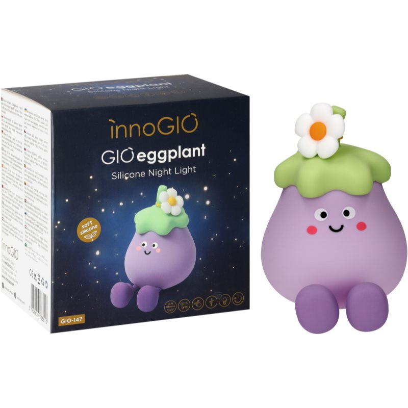 innoGIO Lampička GIOeggplant