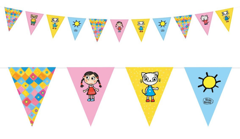 Papírová girlanda KICIA KOCIA 2,5 m