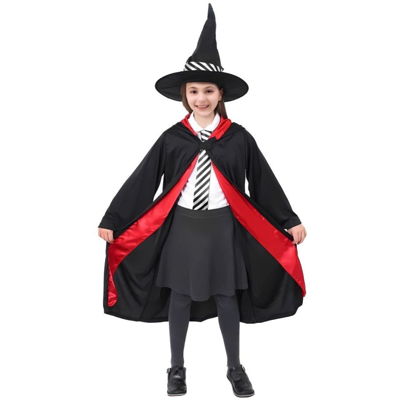 dětský kostým čaroděj/čarodějka 130–140 cm