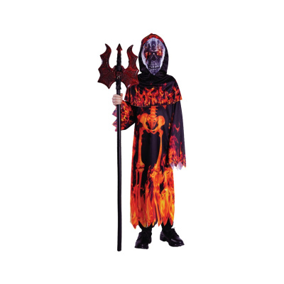 Dětský kostým ďábla s kapucí 110–120 cm