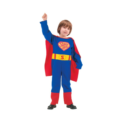 Dětský kostým superhrdina 130–140 cm s pláštěm