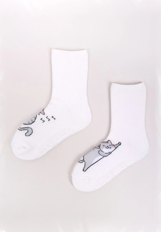 YOCLUB SKA-0187 Ponožky vzor 3 ABS 20-34 směs barev 20-22 cm