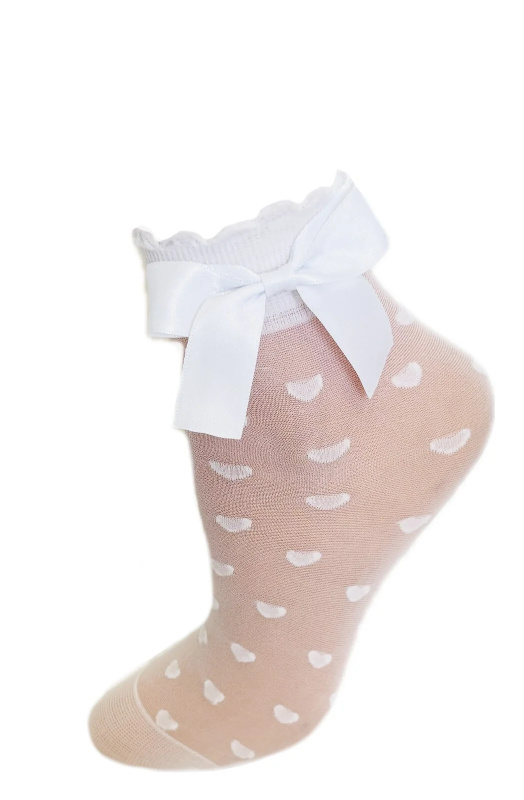 YOCLUB SKA-0217 27-38 ponožky bílá 35-38 cm