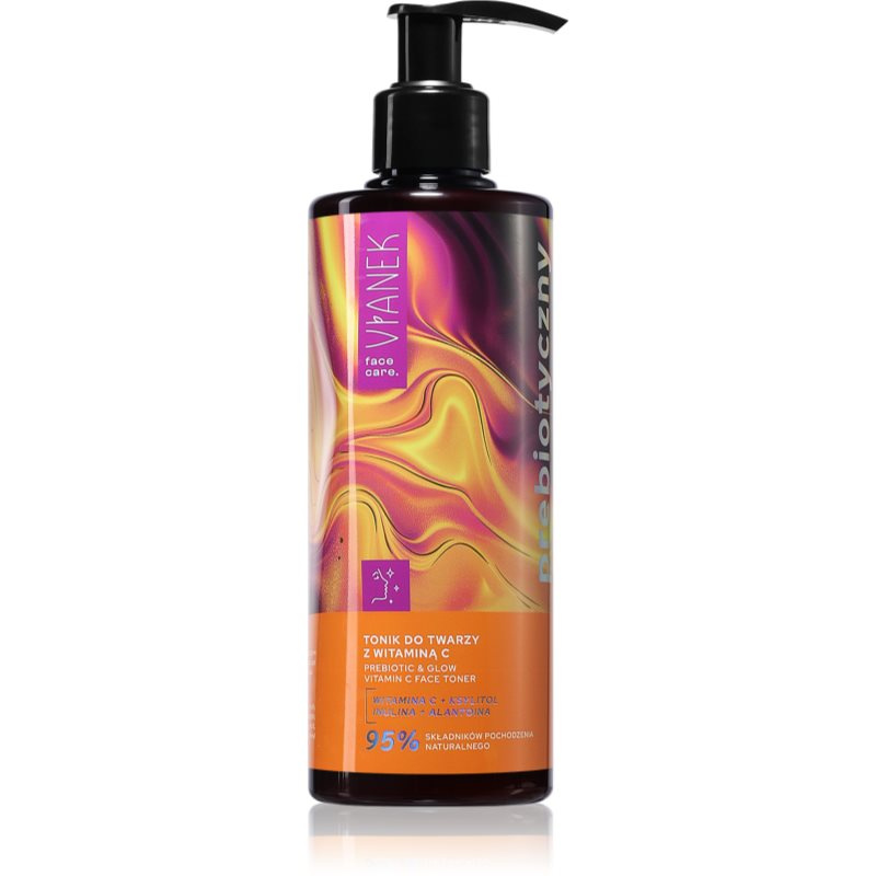 Vianek Prebiotic Glowing osvěžující pleťové tonikum s prebiotiky 300 ml