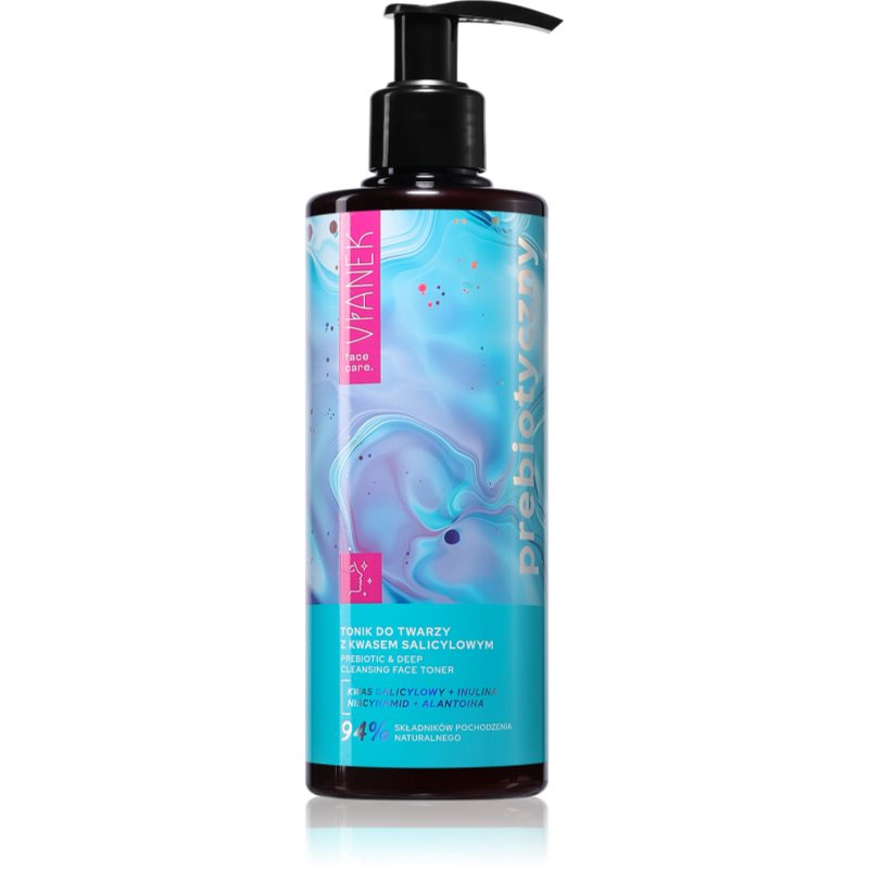 Vianek Prebiotic Deep Cleansing čisticí pleťové tonikum s prebiotiky 300 ml