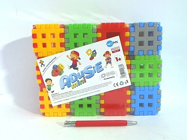 Adusie mini konstrukční kostky 72 ks