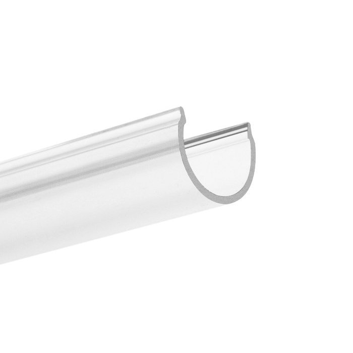 Difuzor KLUŚ G-22R pro LED hliníkové profily čirý 2m