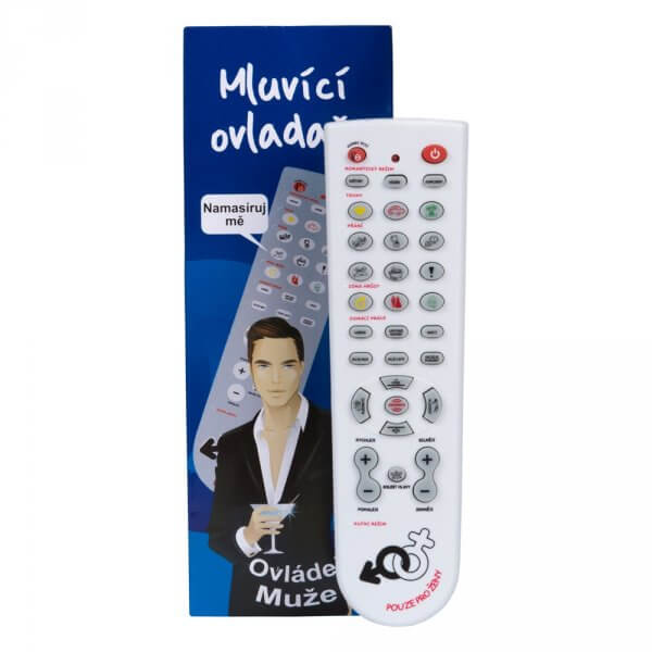 Mluvící dálkový ovladač na muže